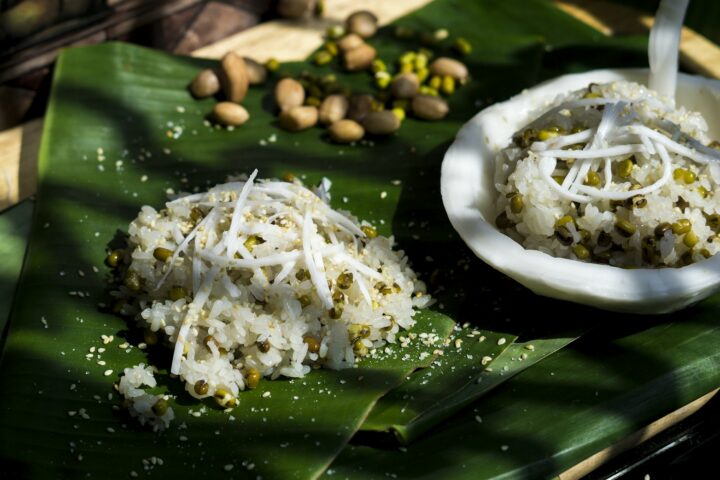Durian Glutinous Rice (Pulut) Recipe